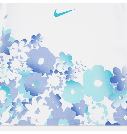 Спортивный костюм детский Nike Floral All Over Printed Suit White 36M848-U5M