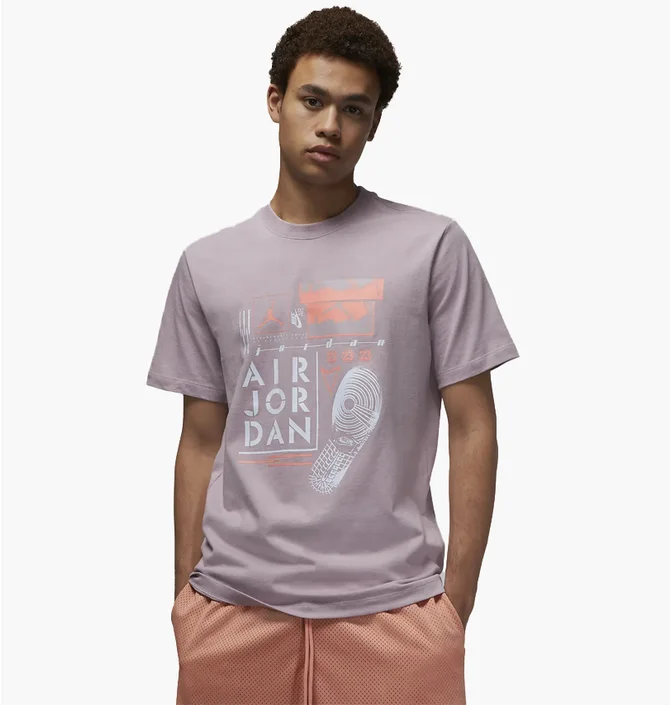 Футболка чоловіча Air Jordan Brand T-Shirt Grey Dm1424-501