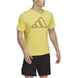 Футболка чоловіча Adidas Ti 3Bar Tee Yellow HK9530