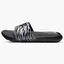Тапочки жіночі Nike Womens Print Slides Black/White Cn9676-011