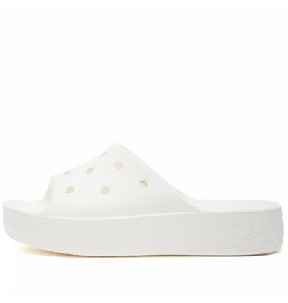 Тапочки мужские Crocs Classic Platform Slide White 208180-100
