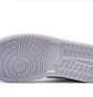 Кроссовки женские Air Jordan Wmns 1 Mid White/Grey BQ6472-105