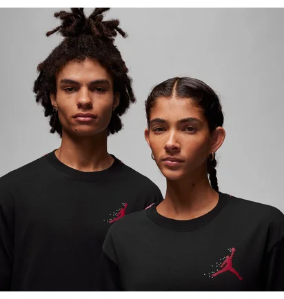 Футболка унісекс Air Jordan Flt Ess Hldy Crew Black FD7010-010