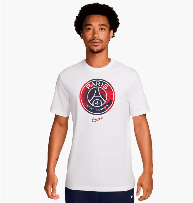 Футболка мужская Nike Psg Crest White FV8558-100