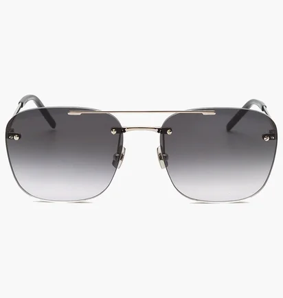 Сонцезахисні окуляри SAINT LAURENT Grey/Metallic SL-309-RIMLESS-002-58