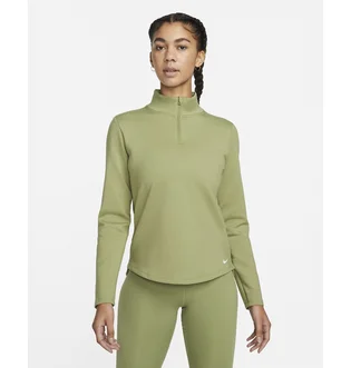 Олимпийка женская Nike Therma-Fit One WomenS Long-Sleeve 1/2-Zip Top Olive DD4945-334