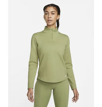 Олімпійка жіноча Nike Therma-Fit One WomenS Long-Sleeve 1/2-Zip Top Olive DD4945-334