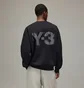 Свитшот унисекс Adidas Y-3 Logo Crew Sweatshirt Black JE9276