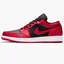 Кросівки чоловічі Air Jordan 1 Low Reverse Bred Black/Red 553558-606