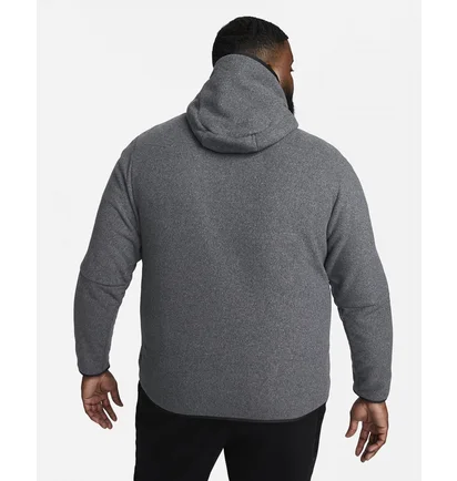 Толстовка чоловіча Nike Nsw Tch Flc Fz Winter Hd Grey Dq4801-010
