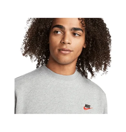 Світшот чоловічий Nike Club Fleece Sweatshirt F064 Grey DQ8383-064