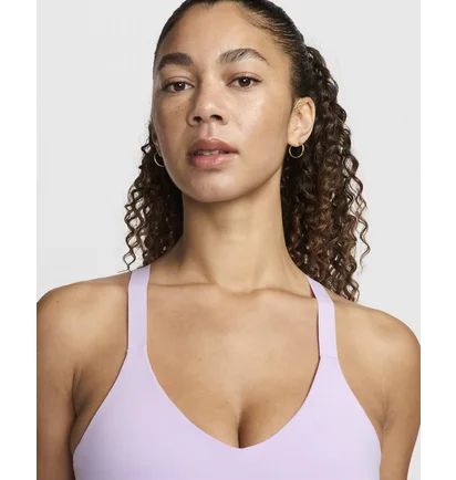 Топ женский Nike Indy Medium Support Padded Adjustable Sports Bra Violet FD1065-512