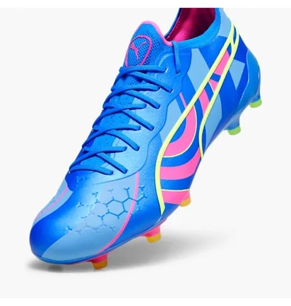 Бутсы мужские Puma King Ultimate Energy Fg/Ag Soccer Cleats Blue 107553-01