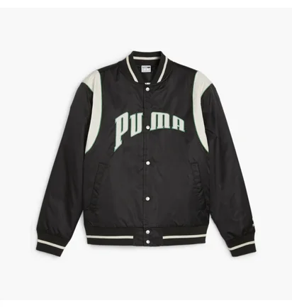 Бомбер мужской Puma Team Varsity Black 623691-01