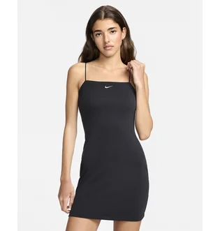 Платье женское Nike Sportswear Chill Knit Tight Mini-Rib Cami Dress Black FN4157-010