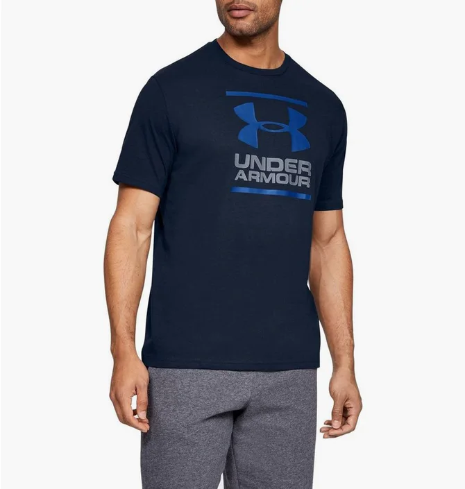 Футболка мужская Under Armour Gl Foundation Ss T Blue 1326849-408
