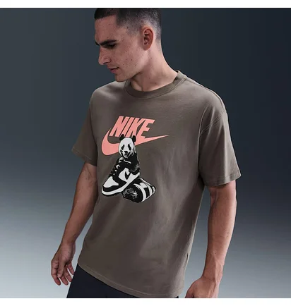 Футболка мужская Nike Nsw Tee Fw Mbr Cnct Fa25 Brown HQ9244-289