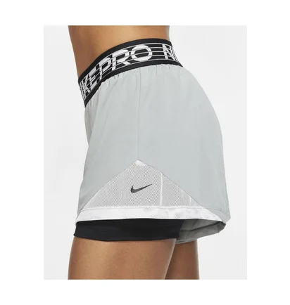 Шорты женские Nike Pro WomenS Flex 2 In 1 Training Shorts Grey DB4484-073