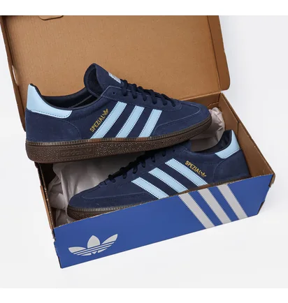 Кроссовки унисекс Adidas Originals Handball Spezial blue BD7633