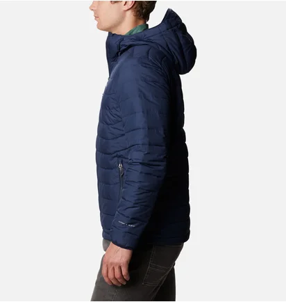 Куртка чоловіча Columbia Powder Lite™ Hooded Insulated Jacket Blue 1693931-465