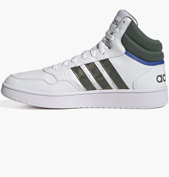 Кроссовки мужские Adidas Hoops 3.0 High Top Sneakers White GY4747