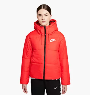 Пуховик женский Nike W Nsw Tf Rpl Classic Tape Jkt Red DJ6997-673