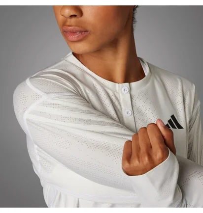 Лонгслів унісекс Adidas Made To Be Remade Running Henley White IN8148