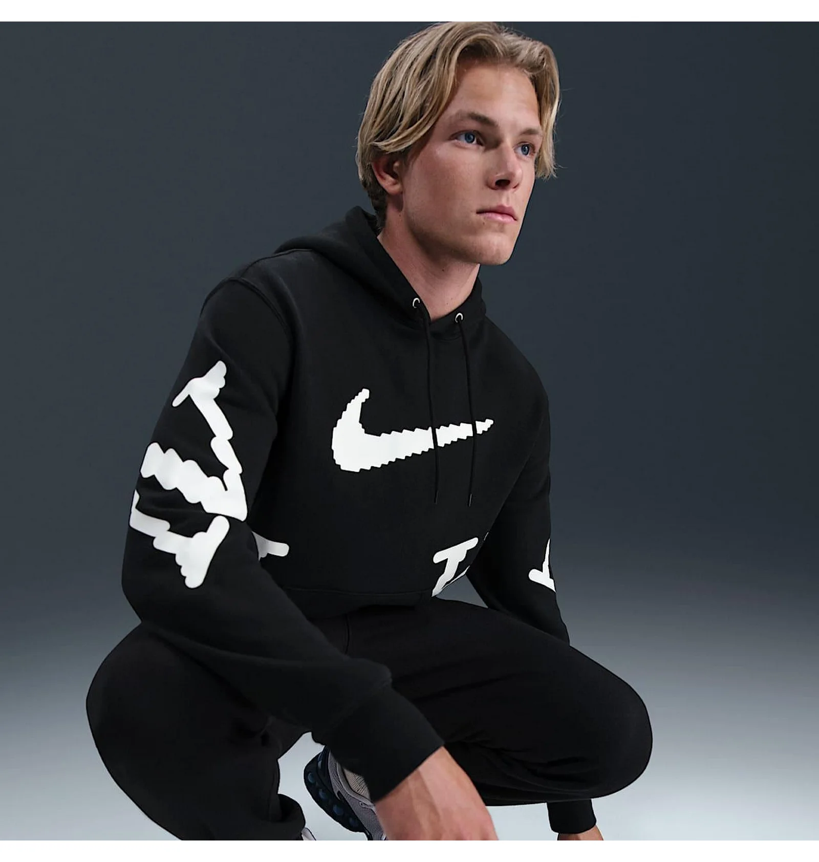 ᐉ Світшот чоловічий Nike M Nk Club Hockey Jsy Neo Vrsty Black