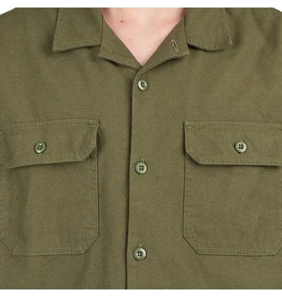 Рубашка мужская OBEY Minus Shirt Olive 181200373-ARM