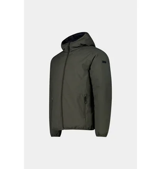 Куртка мужская CMP Reverse Jacket Fix Hood Twill Green 34K0137-F905