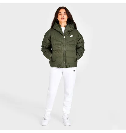 Куртка жіноча Nike Sportswear Storm-Fit Windrunner Down Hooded Jacket Green Dq5903-222