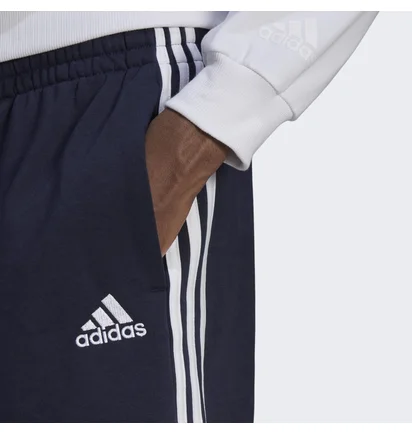 Шорты мужские Adidas Essentials French Terry 3-Stripes Shorts Blue Gk9598