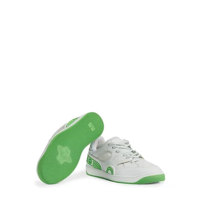 Кроссовки мужские Gucci Basket Low White Demetra White 698785-2SHG0-9089