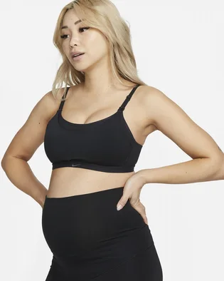 Топ жіночий Nike Alate (M) WomenS Light-Support Lightly Lined Nursing Sports Bra (Maternity) Black DV9375-025
