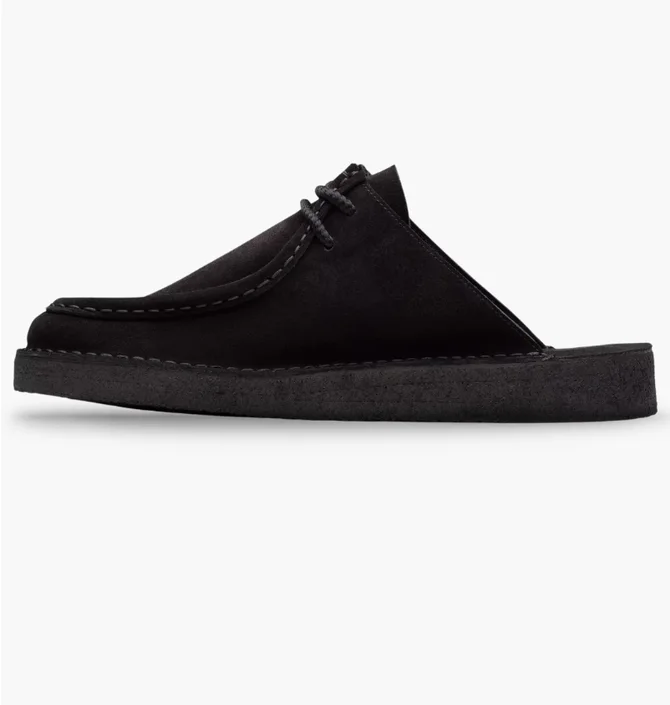 Тапочки чоловічі Clarks Desert Nomad Black 26180722