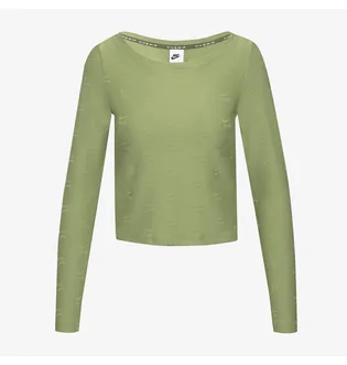Лонгслів жіночий Nike T-Shirt W Nsw Air Aop Ls Top Olive DQ6919-334
