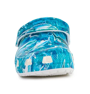 Тапочки детские Crocs Classic Party Light Blue 207826-941