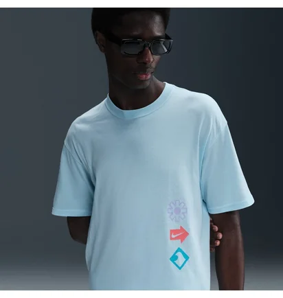 Футболка мужская Nike U Nsw Tee M90 Oc Brandrif Lbr Light Blue HJ0762-474