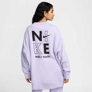 Спортивний костюм жіночий Nike Nsw Flc Os Crew Violet HM4318-515__HM4319-515