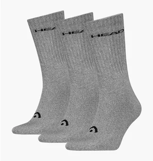 Носки мужские HEAD Elements All Sports Crew Grey (3 пары) 701229008-004