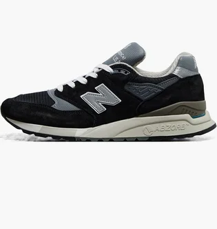 Кроссовки мужские New Balance 998 Made In Usa Black U998BL