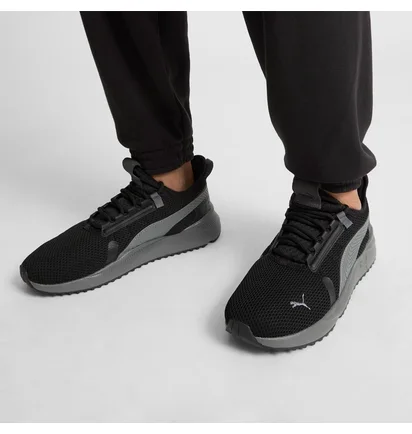 Кроссовки мужские Puma Pacer Street Wide Sneakers Black/Grey 398768-02