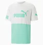 Футболка чоловіча Puma Power Colourblock White/Turquoise 673321-77
