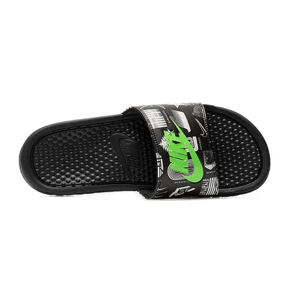 Тапочки мужские Nike Benassi Just Do It. Print Black 631261-042