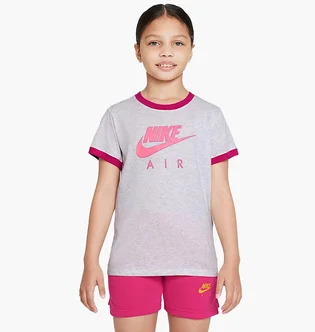 Футболка детская Nike G Nsw Tee Ringer Air Grey DO4641-051