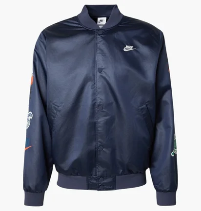 Бомбер мужской Nike Club Varsity Blue II4244-451