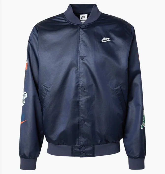 Бомбер мужской Nike Club Varsity Blue II4244-451