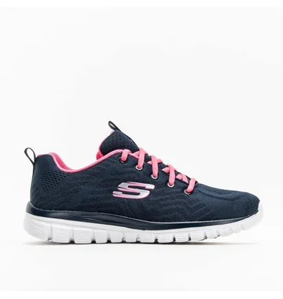 Кроссовки женские Skechers Get Connected Blue 12615-NVHP