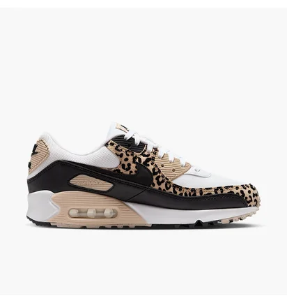Кроссовки женские Nike Air Max 90 Leopard White/Brown IF1619-100