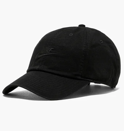 Кепка унисекс Nike Club Unstructured Futura Wash Cap Black FB5368-010